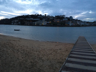 Salcombe at night from East Portlemouth South Devon